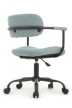 Кресло для персонала Riva Design Chair Kolin W-231 голубая ткань - 4