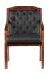 Офисный стул Riva Design Chair RCH М 175 D+Чёрная кожа - 1